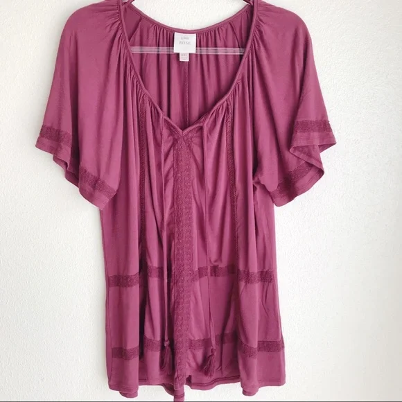 KNOX ROSE | Short Sleeve Top XXL - Picture 1 of 5